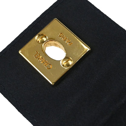 Chanel Black Satin Handbag