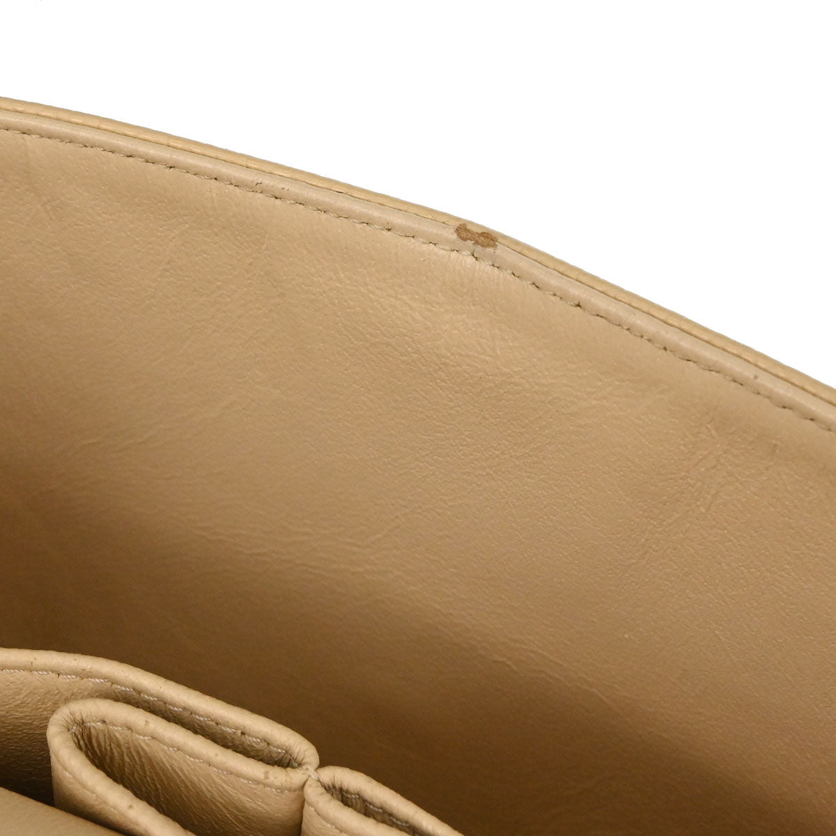 Chanel Beige Caviar Skin Medium Classic Double Flap Shoulder Bag