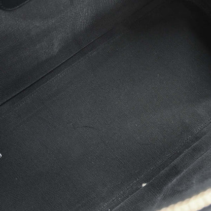 Chanel Black Caviar Skin 2way Shoulder Duffle Handbag