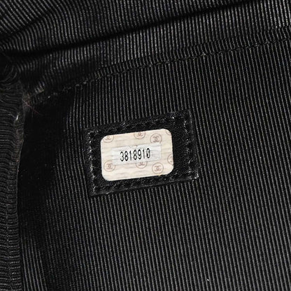 Chanel Black Caviar Skin 2way Shoulder Duffle Handbag