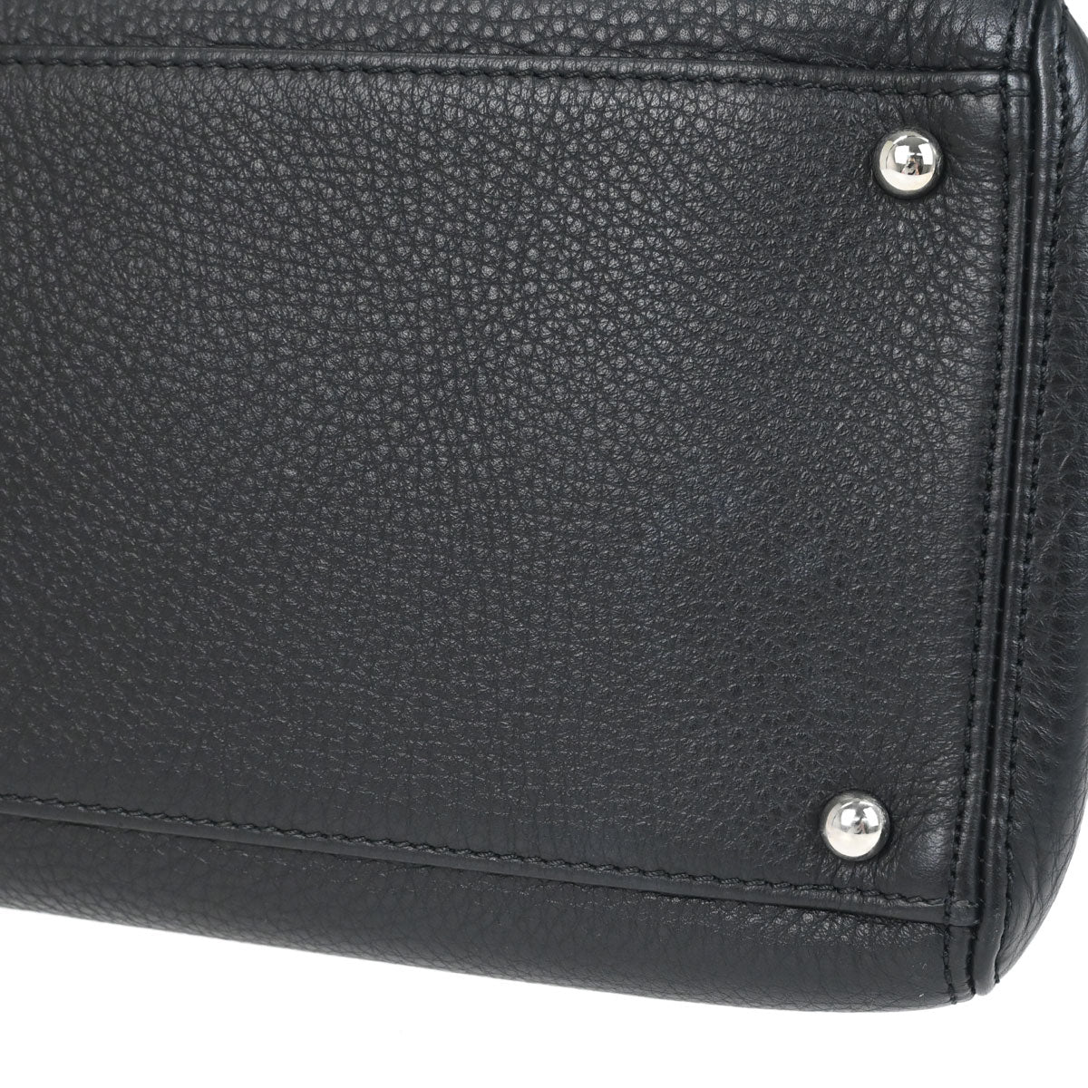 Chanel Black Deerskin Executive Cerf 2way Shoulder Tote Bag
