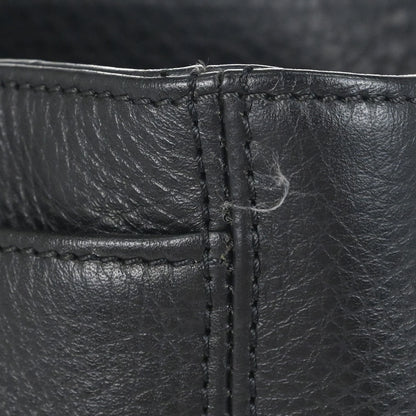 Chanel Black Deerskin Executive Cerf 2way Shoulder Tote Bag