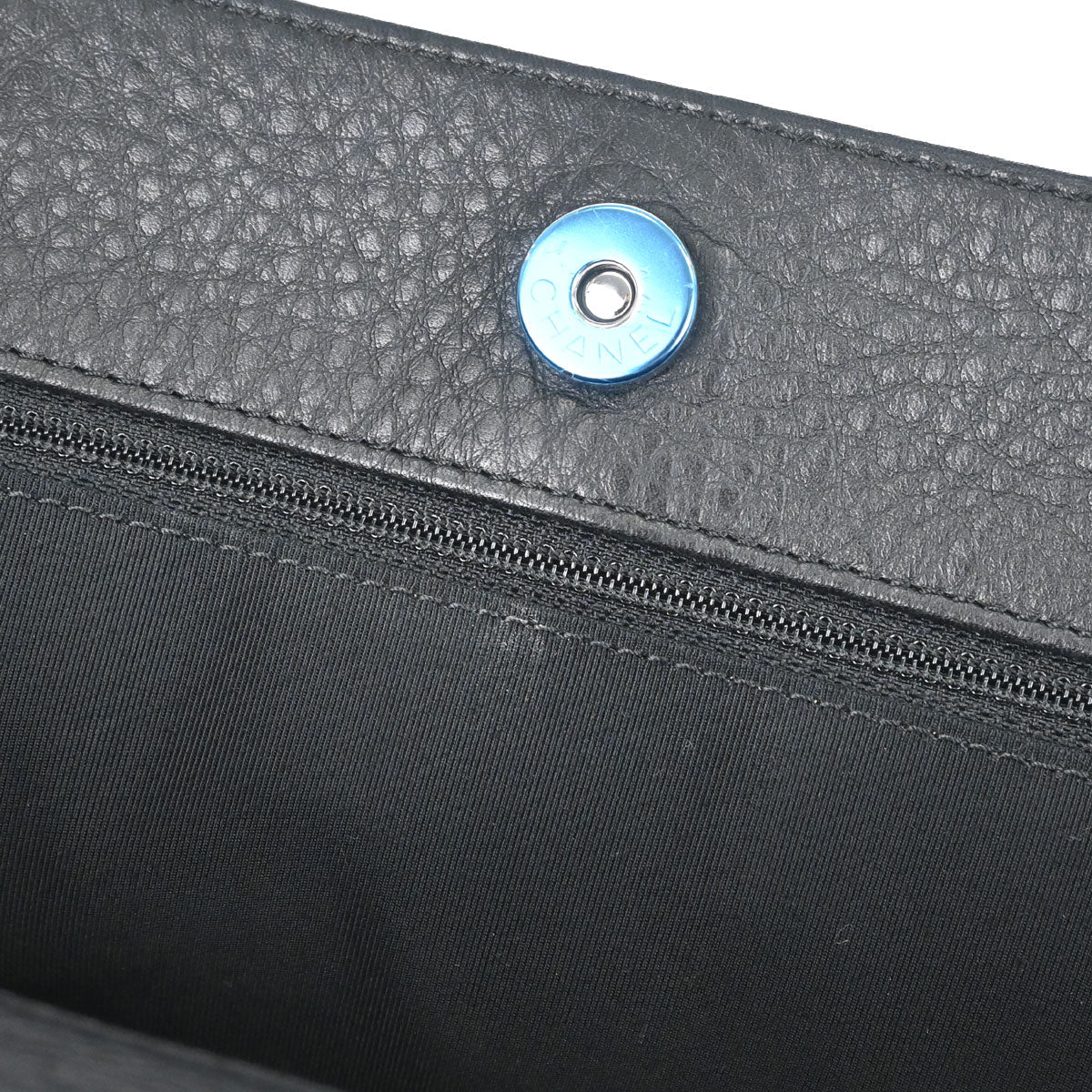 Chanel Black Deerskin Executive Cerf 2way Shoulder Tote Bag