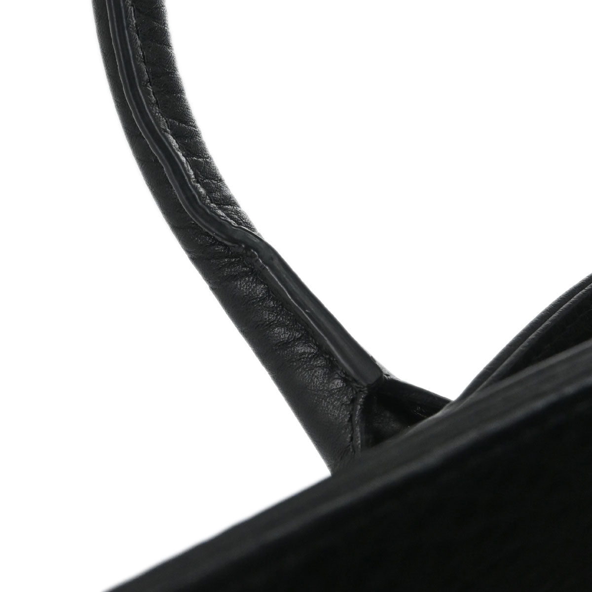 Chanel Black Deerskin Executive Cerf 2way Shoulder Tote Bag