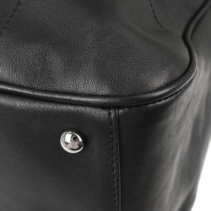 Chanel 2002-2003 Black Lambskin Choco Bar Handbag