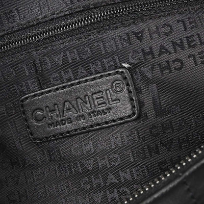 Chanel 2002-2003 Black Lambskin Choco Bar Handbag