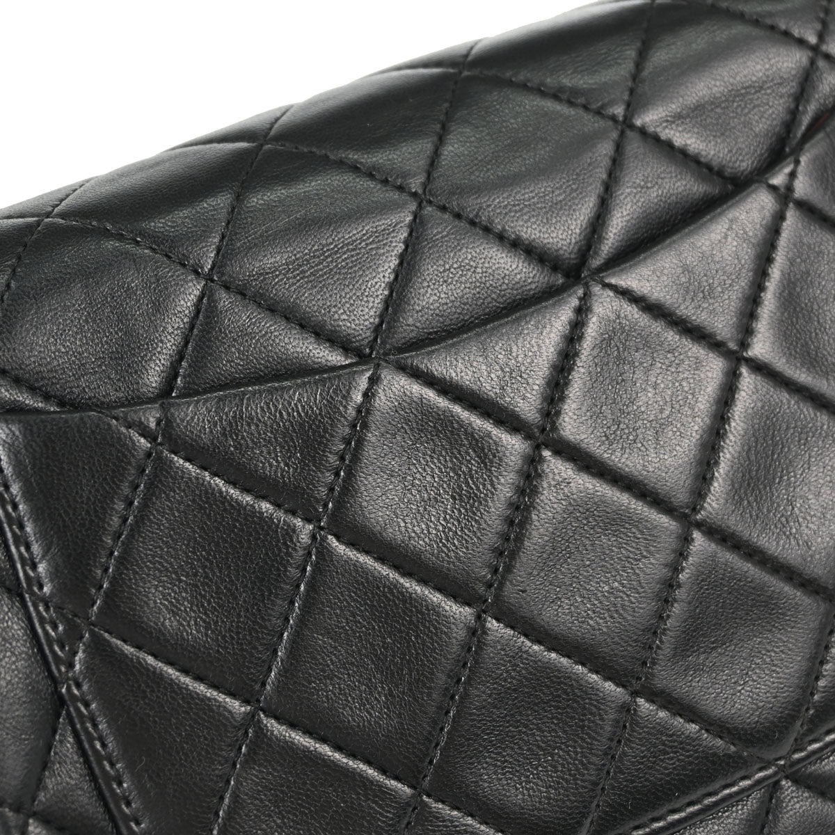 Chanel 1989-1991 Black Lambskin Mini Classic Square Flap Shoulder Bag 17