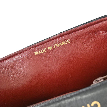 Chanel 1989-1991 Black Lambskin Mini Classic Square Flap Shoulder Bag 17