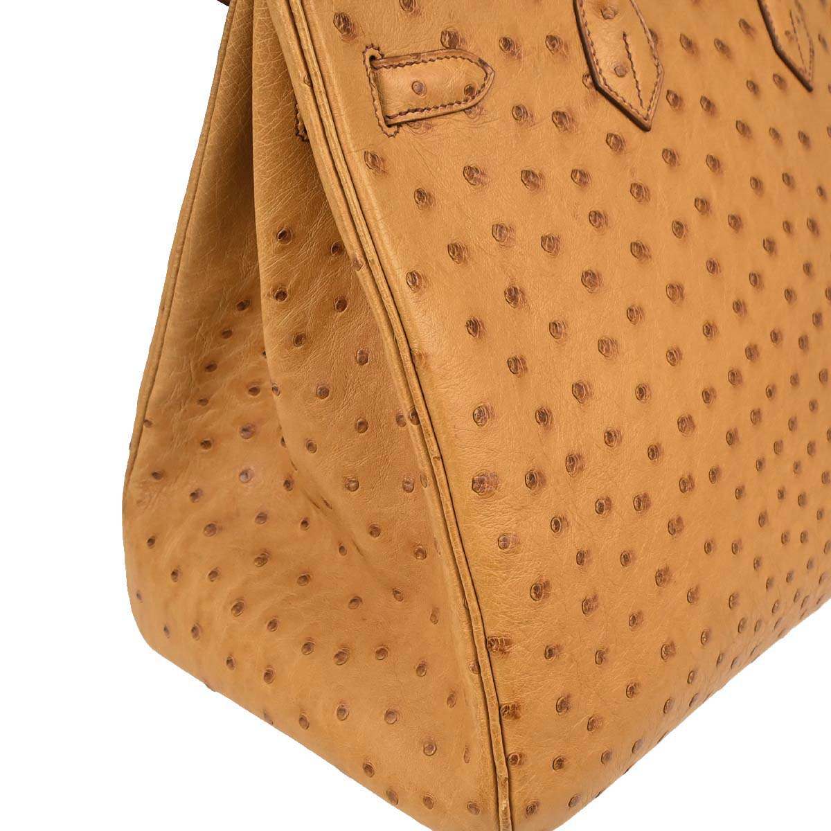 Hermes * Chestnut Ostrich Birkin 35 Handbag