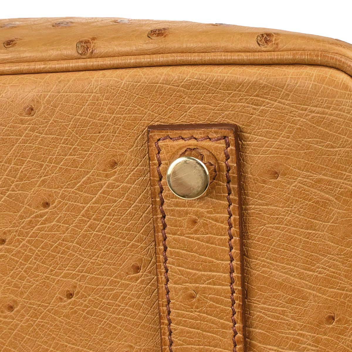 Hermes * Chestnut Ostrich Birkin 35 Handbag