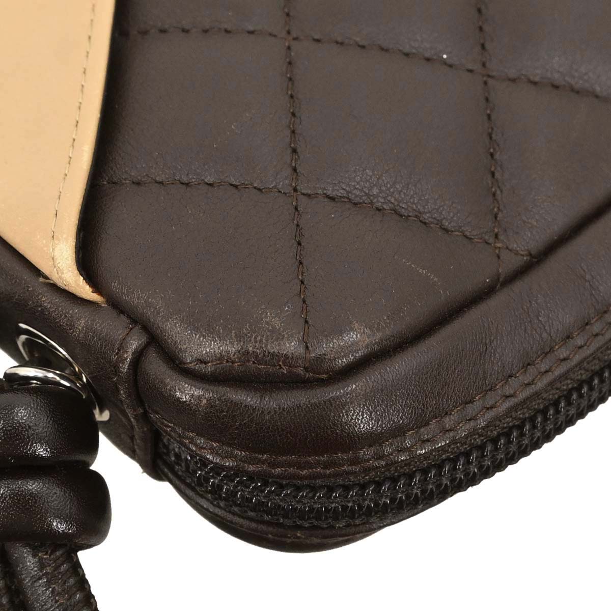 Chanel Brown Calfskin Cambon Ligne Handbag