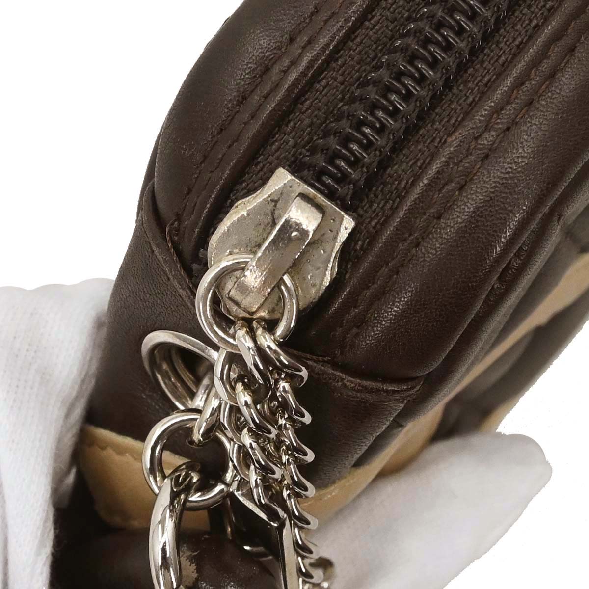 Chanel Brown Calfskin Cambon Ligne Handbag