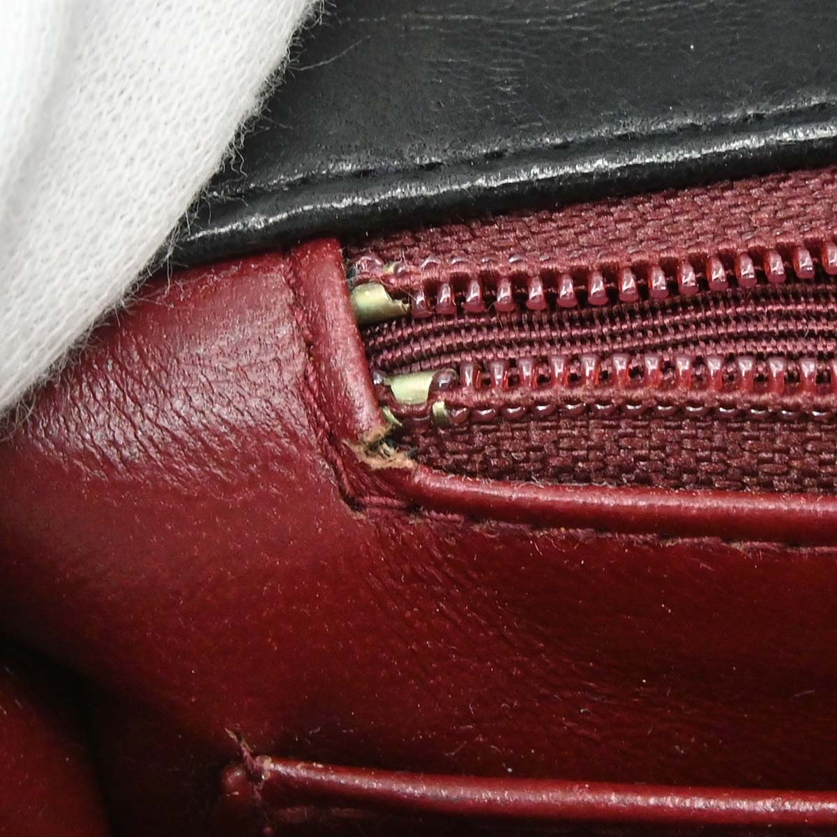 Chanel Black Lambskin Turnlock Small Full Flap Shoulder Bag