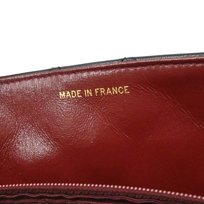 Chanel Black Lambskin Turnlock Small Full Flap Shoulder Bag