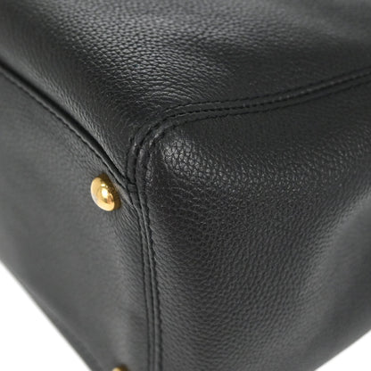 Chanel Black Calfskin Executive Cerf Tote Bag