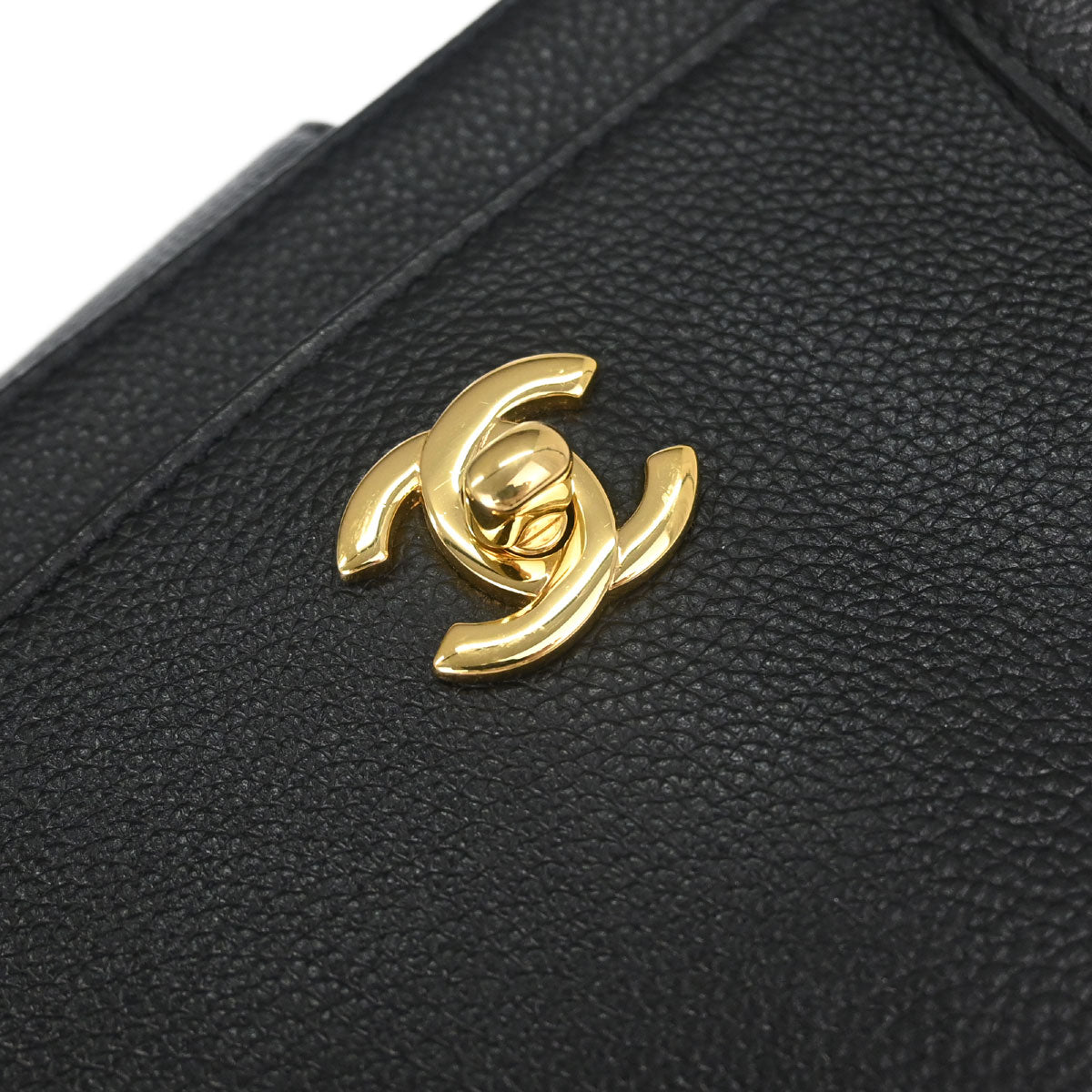 Chanel Black Calfskin Executive Cerf Tote Bag