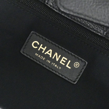 Chanel Black Calfskin Executive Cerf Tote Bag