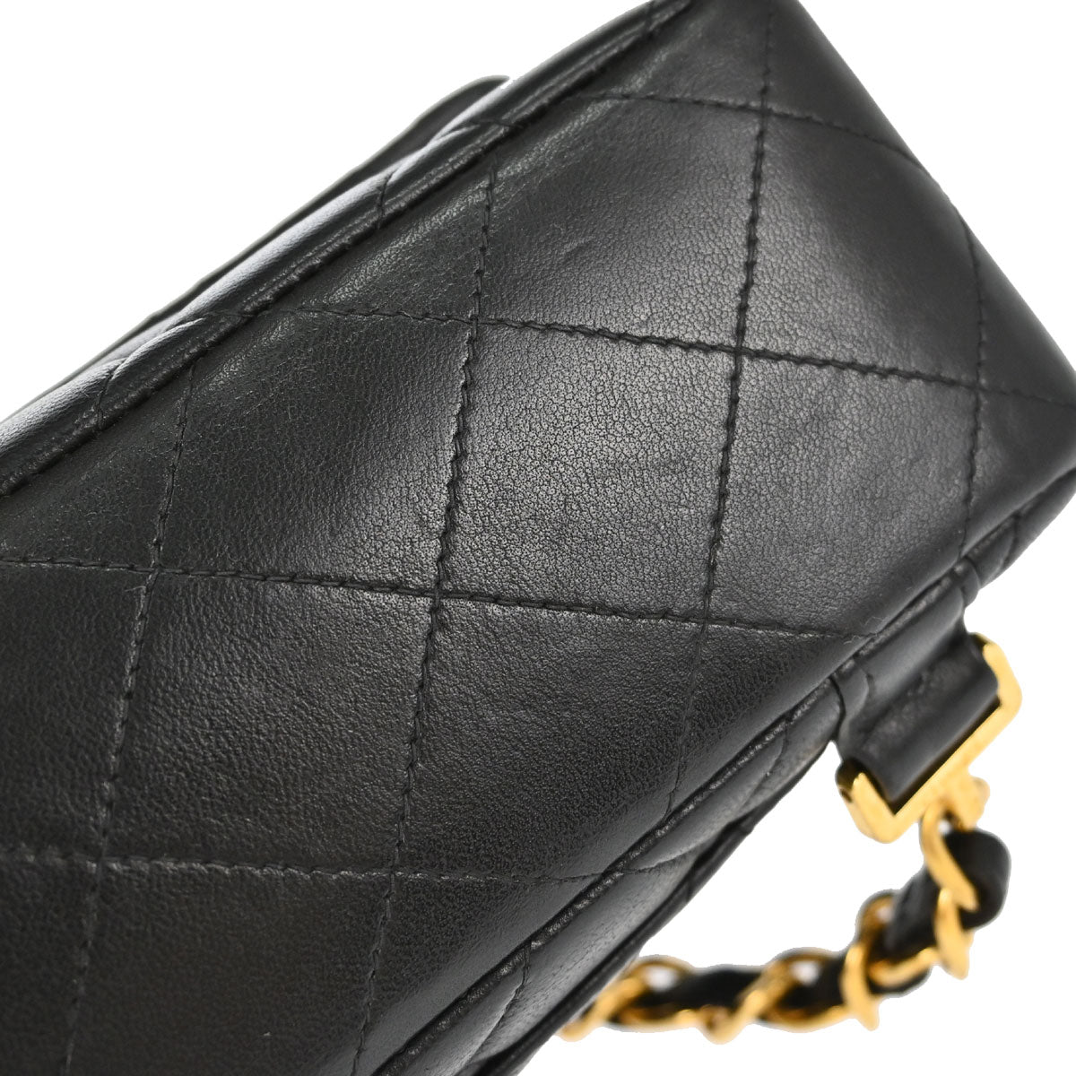 Chanel 1996-1997 Black Lambskin Flap Backpack