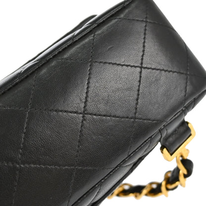 Chanel 1996-1997 Black Lambskin Flap Backpack