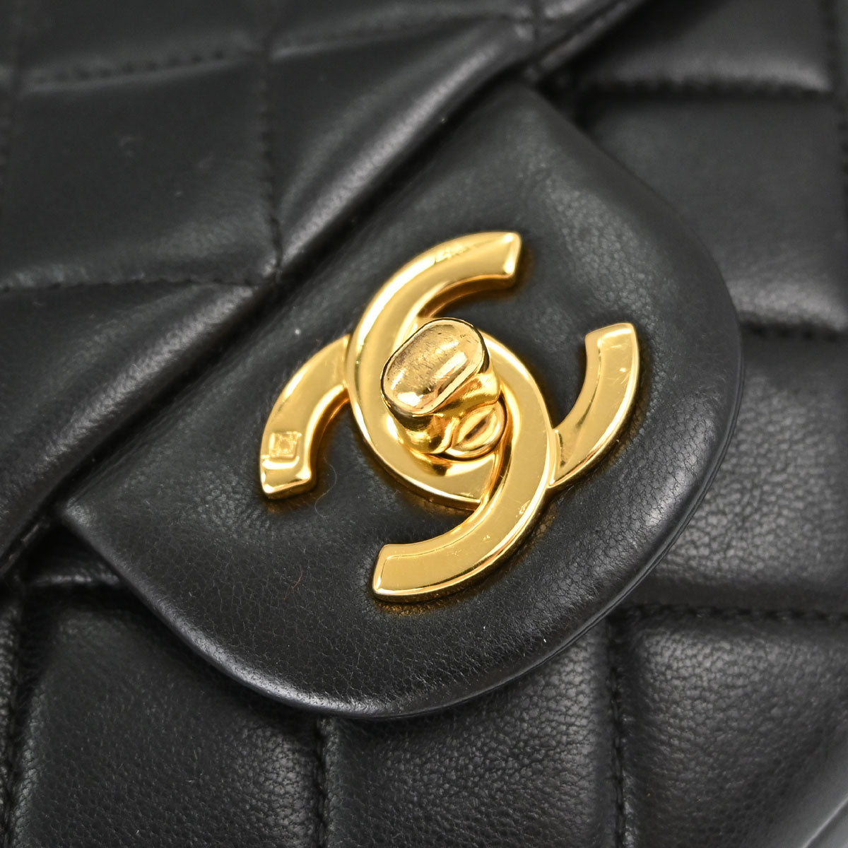 Chanel 1996-1997 Black Lambskin Flap Backpack