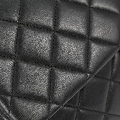 Chanel 1996-1997 Black Lambskin Flap Backpack
