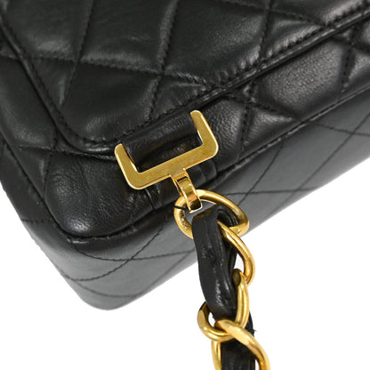 Chanel 1996-1997 Black Lambskin Flap Backpack