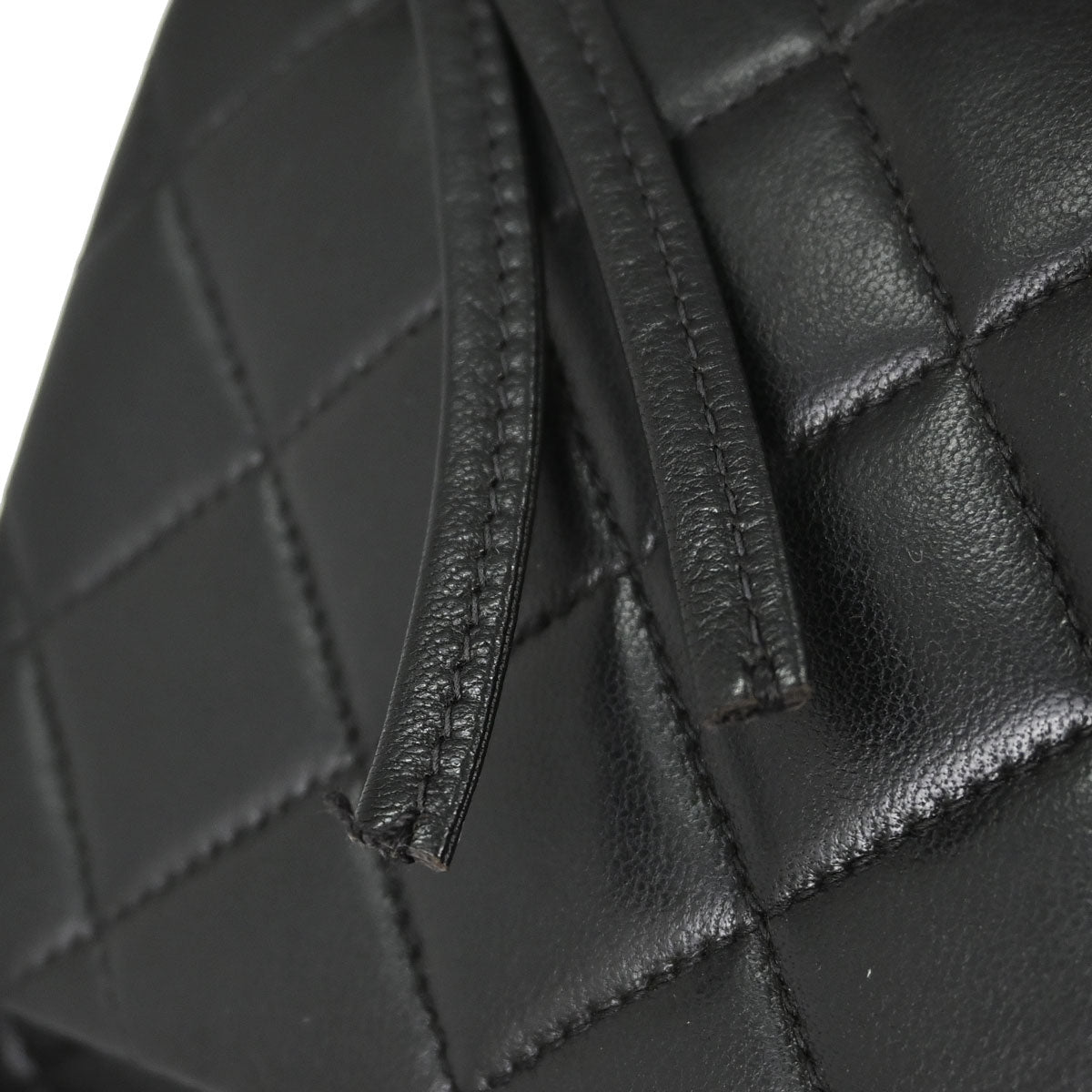 Chanel 1996-1997 Black Lambskin Flap Backpack