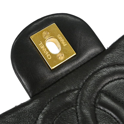 Chanel 1996-1997 Black Lambskin Flap Backpack