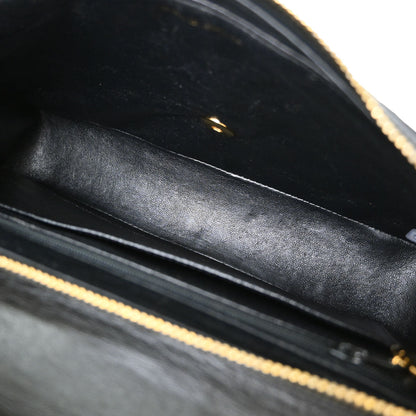 Chanel 1996-1997 Black Lambskin Flap Backpack