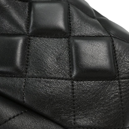 Chanel 2008-2009 Black Calfskin Sloane 3D Quilted Tote Handbag