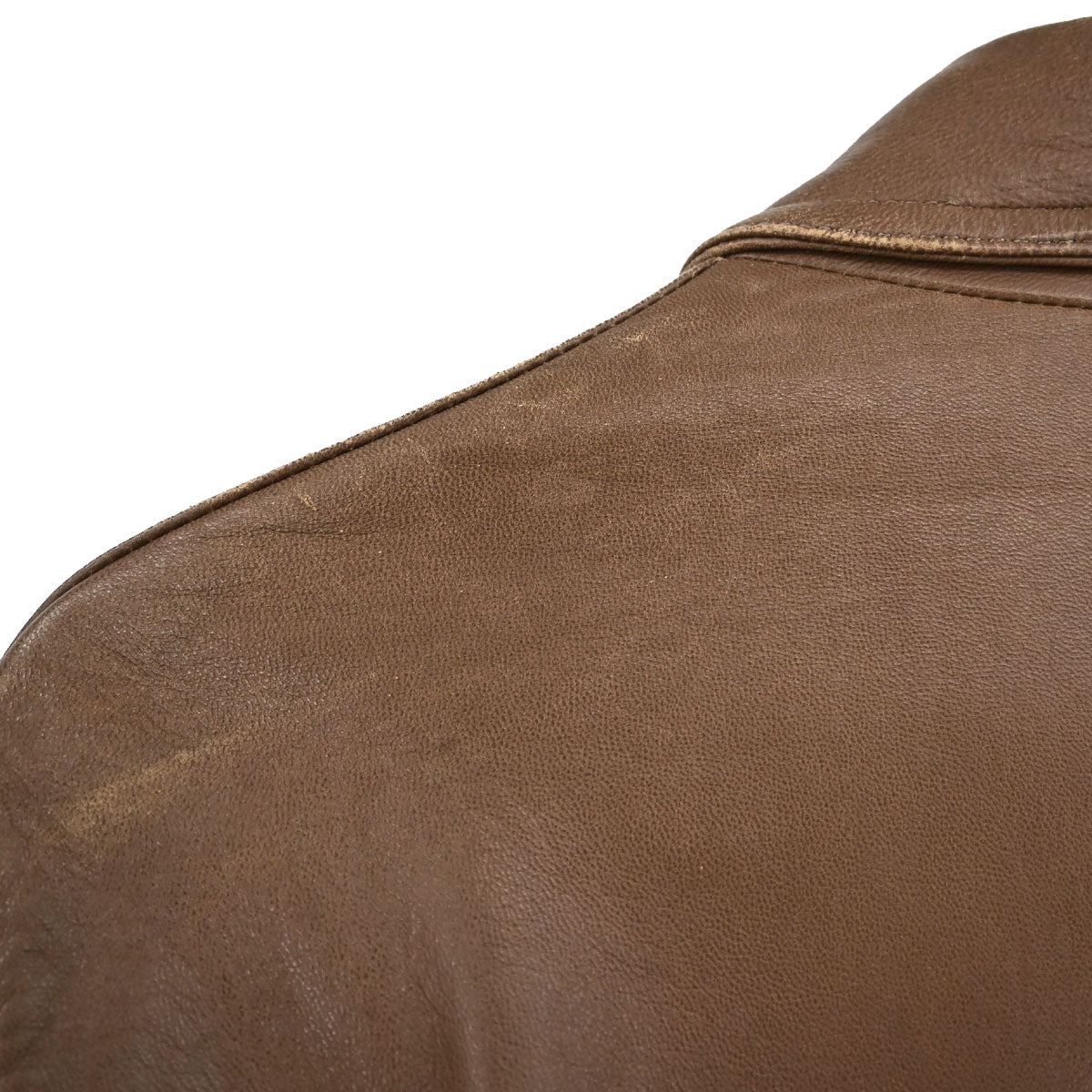 Burberrys Zip Up Sheepskin Jacket Brown #M