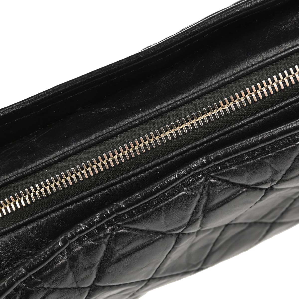 Chanel Black Calfskin Lambskin Medium Gabrielle Shoulder Bag