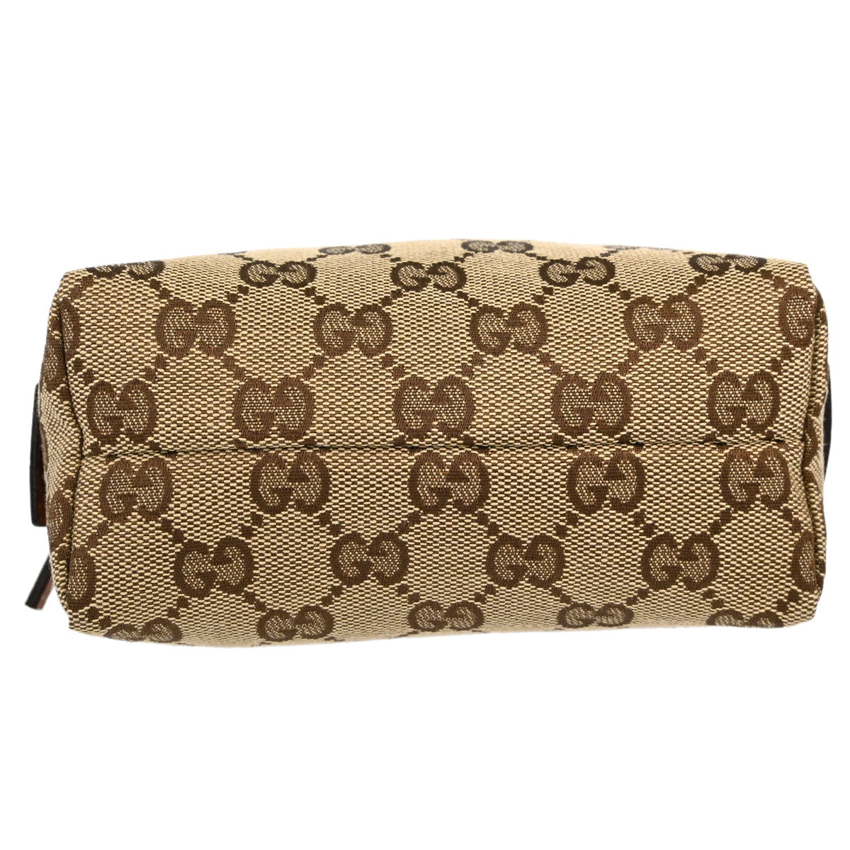 Gucci Beige Canvas GG Cosmetic Pouch