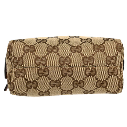 Gucci Beige Canvas GG Cosmetic Pouch