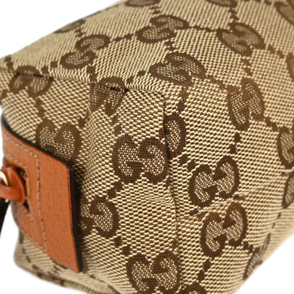 Gucci Beige Canvas GG Cosmetic Pouch