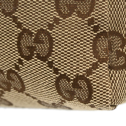 Gucci Beige Canvas GG Cosmetic Pouch