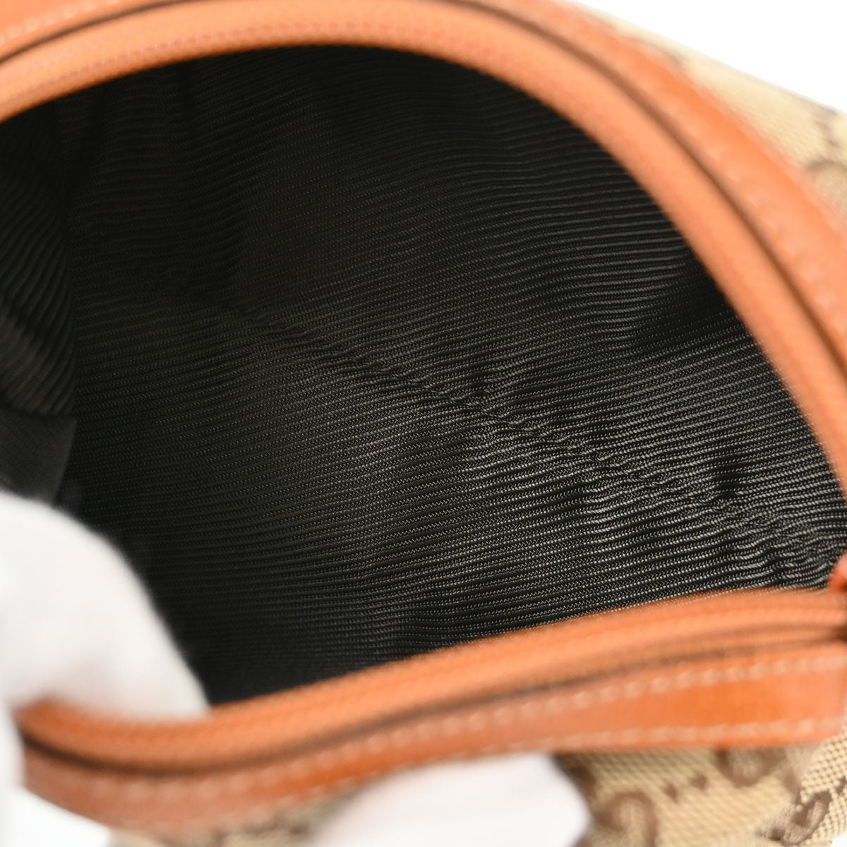 Gucci Beige Canvas GG Cosmetic Pouch