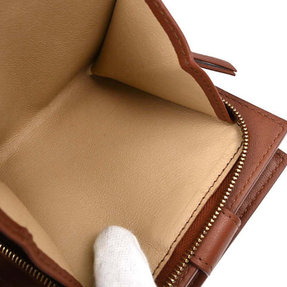 Bottega Veneta Brown Lambskin Intrecciato Bifold Wallet