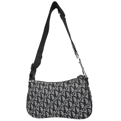 Christian Dior Black Trotter Saddle Shoulder Bag