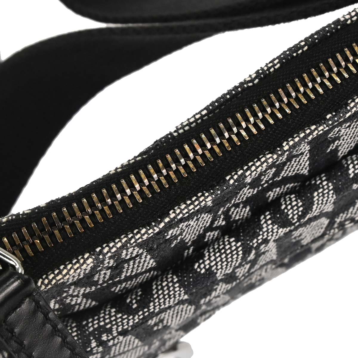 Christian Dior Black Trotter Saddle Shoulder Bag