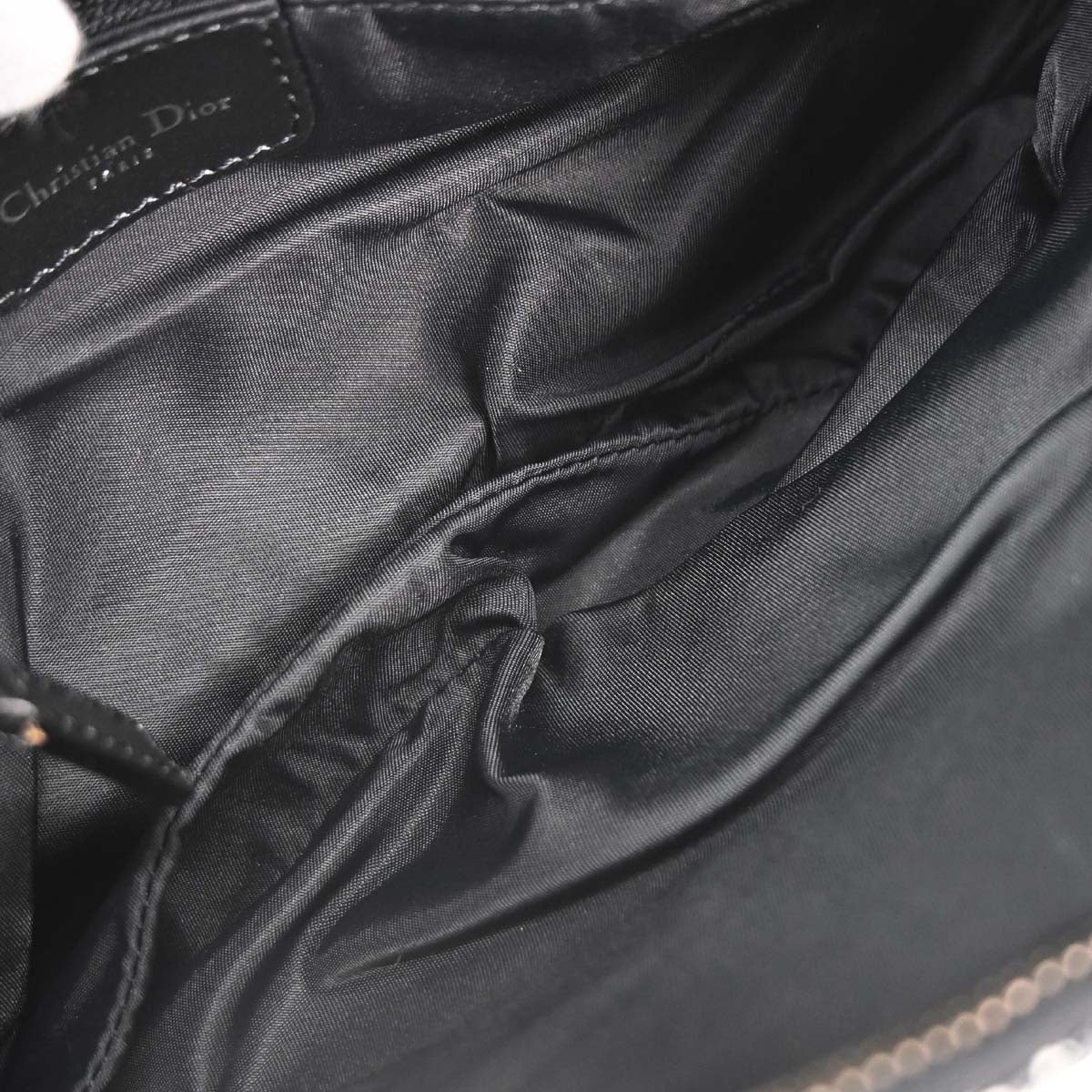 Christian Dior Black Trotter Saddle Shoulder Bag