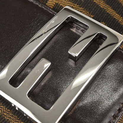 Fendi Brown Canvas Zucca Handbag