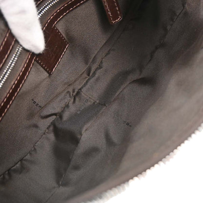 Fendi Brown Canvas Zucca Handbag