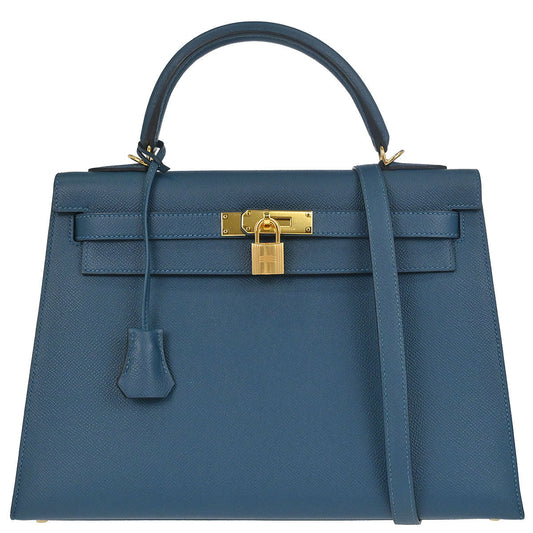 Hermes 2015 Colvert Epsom Kelly 32 Sellier 2way Shoulder Handbag