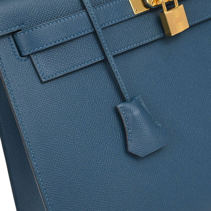 Hermes Colvert Epsom Kelly 32 Sellier 2way Shoulder Handbag