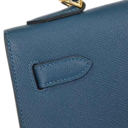 Hermes Colvert Epsom Kelly 32 Sellier 2way Shoulder Handbag