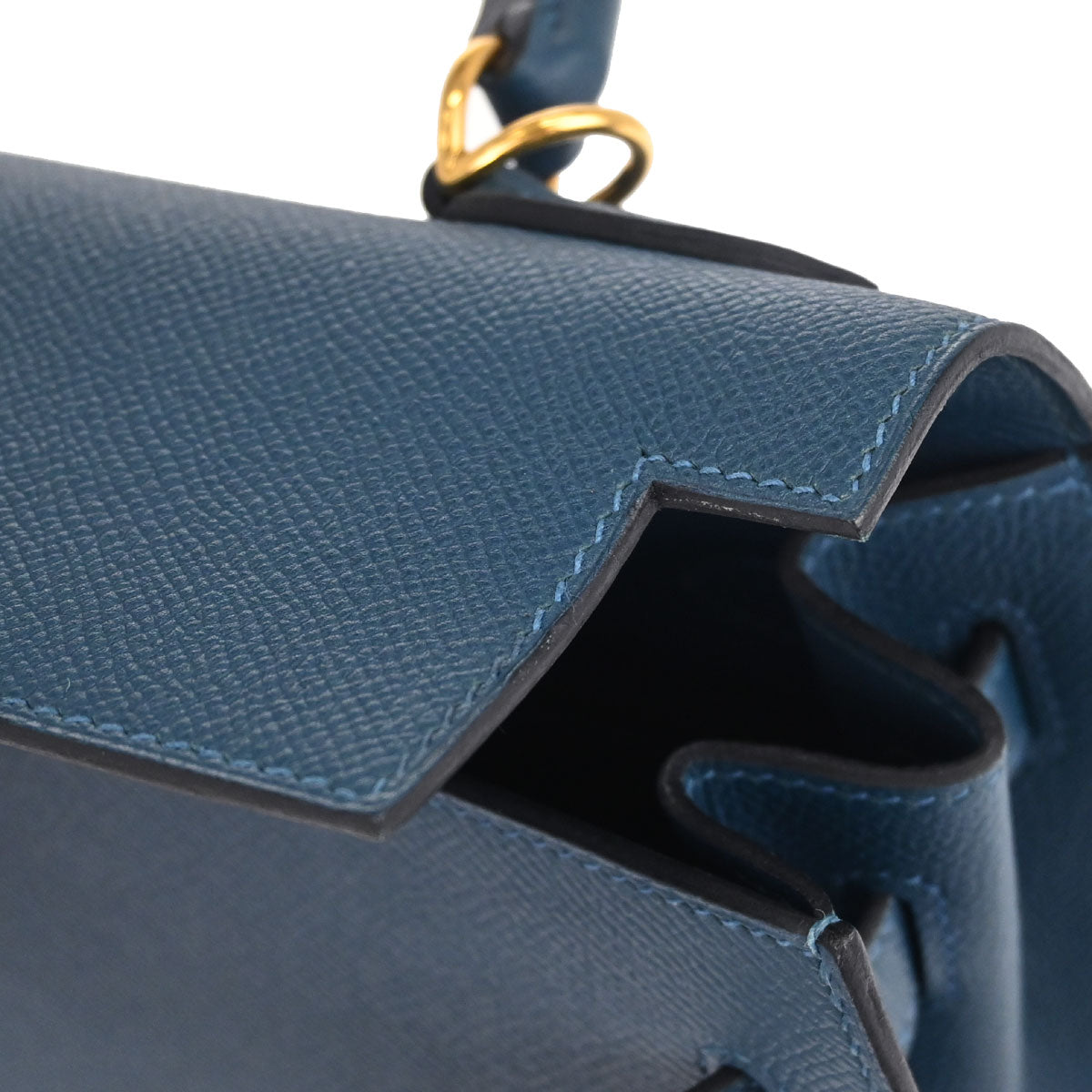 Hermes Colvert Epsom Kelly 32 Sellier 2way Shoulder Handbag