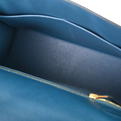 Hermes Colvert Epsom Kelly 32 Sellier 2way Shoulder Handbag