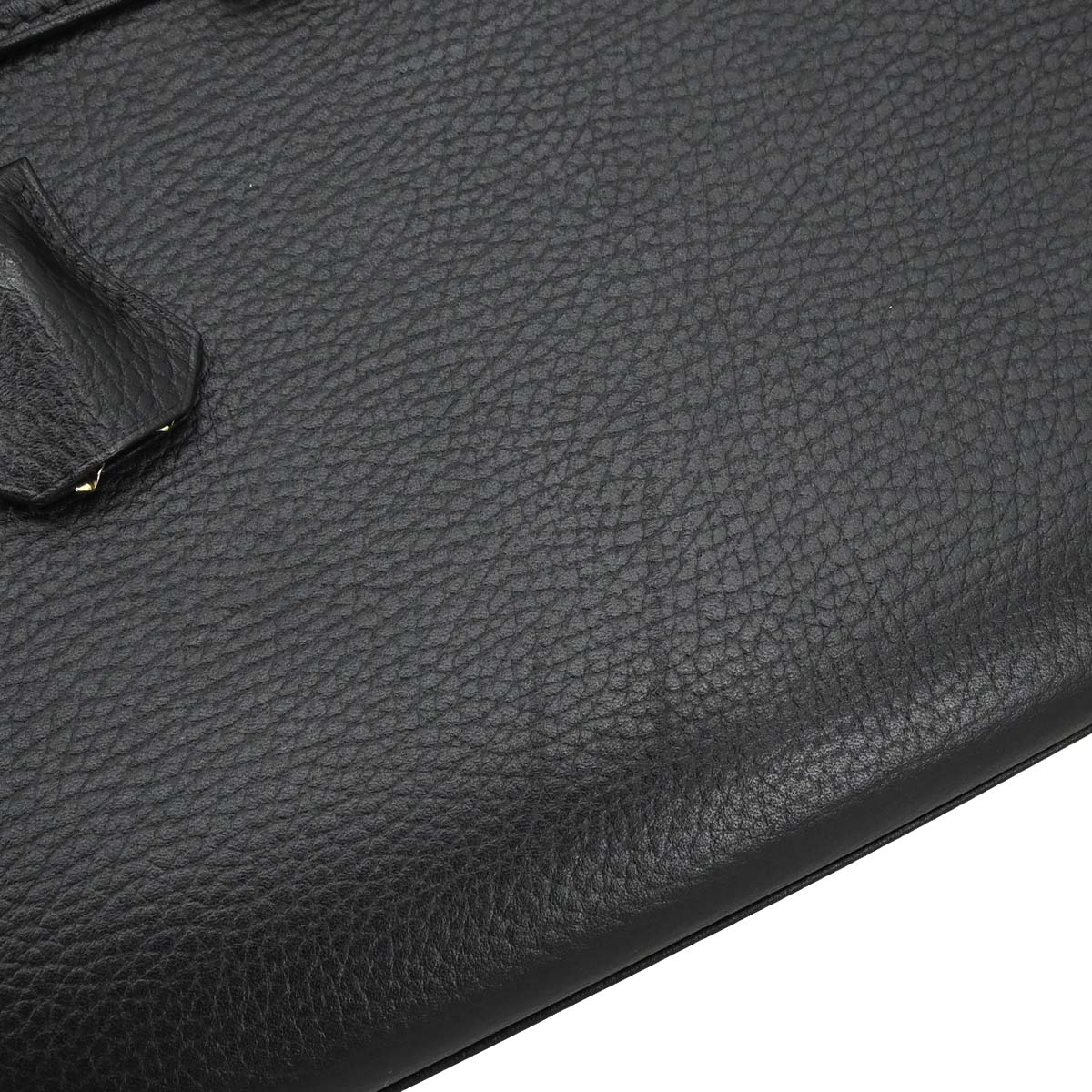 Hermes Black Ardennes Kelly 28 Sellier 2way Shoulder Handbag
