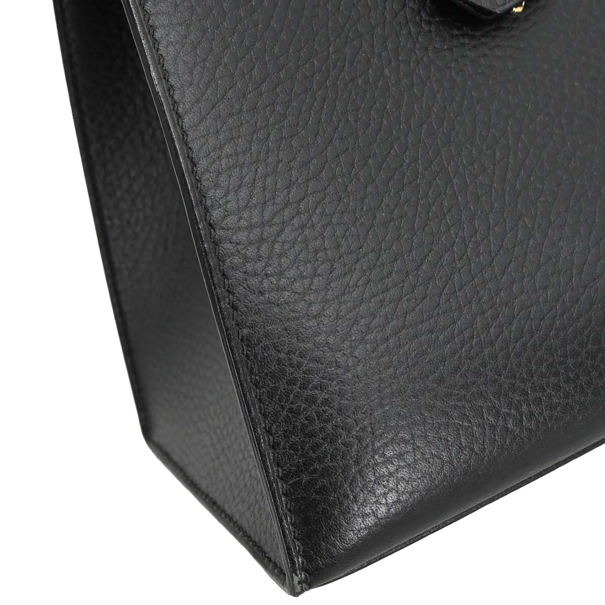 Hermes Black Ardennes Kelly 28 Sellier 2way Shoulder Handbag